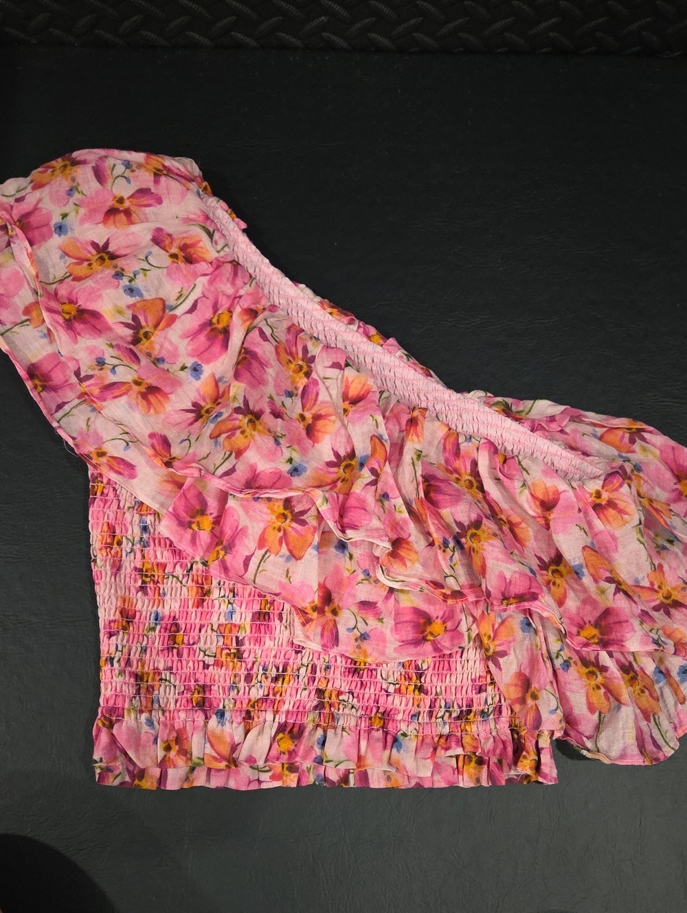 Endless Rose Floral One Shoulder Top